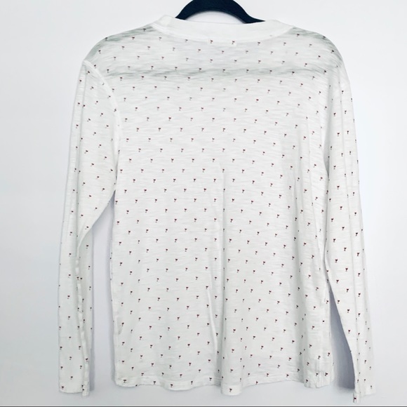 CHRLDR Wino Long Sleeve White High Los Tee Shirt - Picture 5 of 8